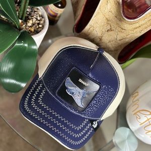 Goorin Bros The Farm Trucker SHARP Stingray Sea Frisbea Navy Friday Drop Hot NEW